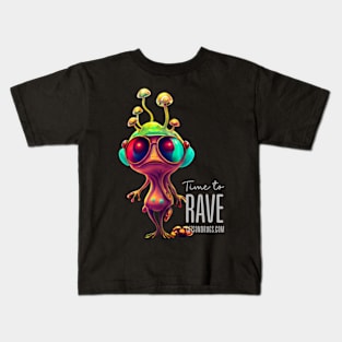 Techno Shirt - Techno Organism - Catsondrugs.com - rave, edm, festival, techno, trippy, music, 90s rave, psychedelic, party, trance, rave music, rave krispies, rave flyer Kids T-Shirt